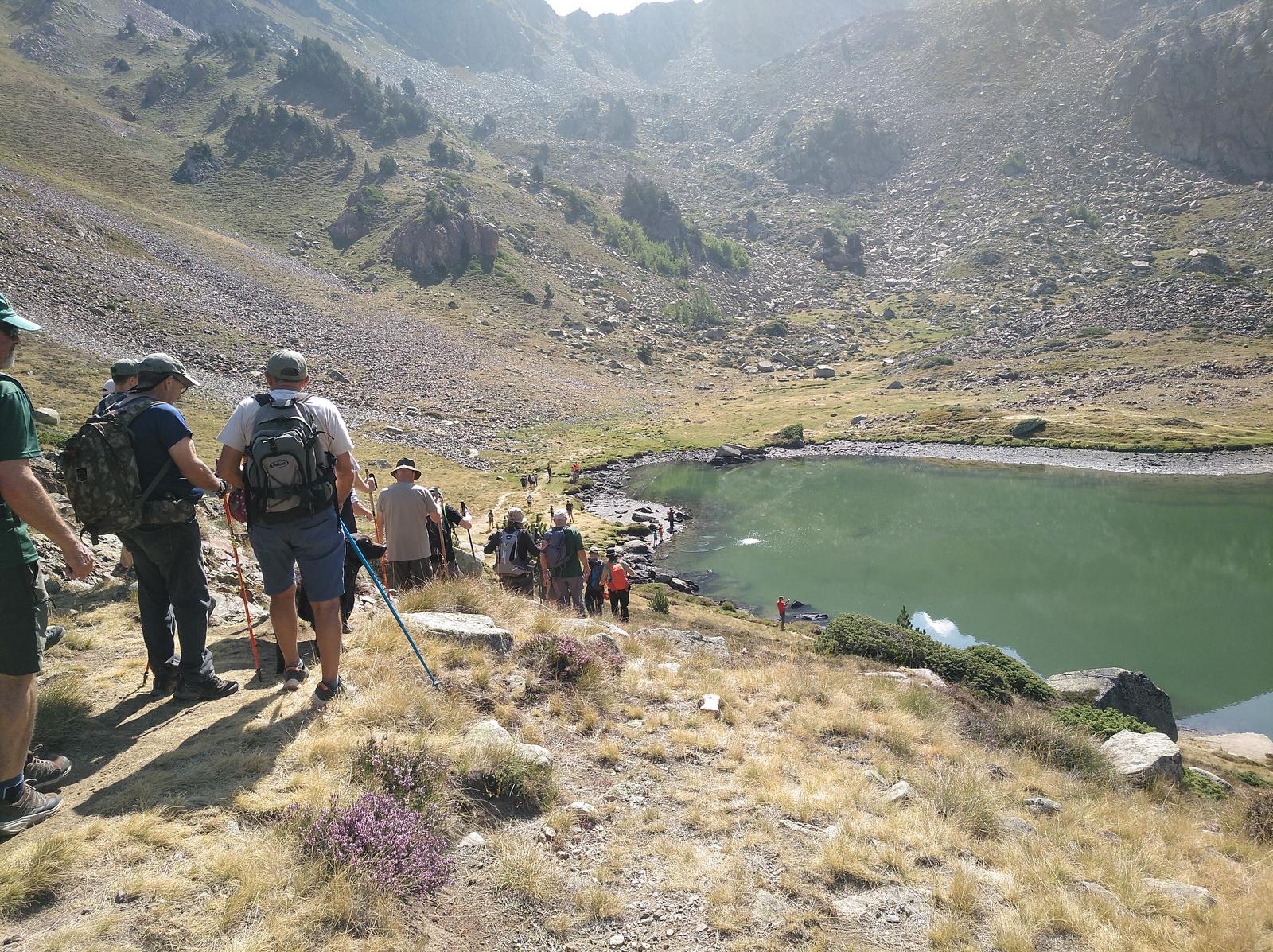 Un lago alpino en el circuito del Clòt der Os